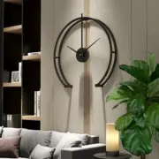 Home Wall Clock Kitchen Black Wall Clock Room Deco Wall Clock Silent Large Clock