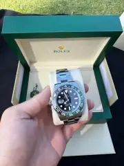 Rolex GMT-Master II “Sprite” Black & Green Dial with Silver - W/Box & Papers