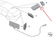 BMW 6 Gran Turismo G32 Antenna Amplifier 9389600 65209389600 NEW GENUINE