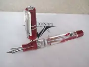 Visconti Homo Sapiens Chiantishire Crystal LE fountain pen 23kt Pd F nib MIB..AR