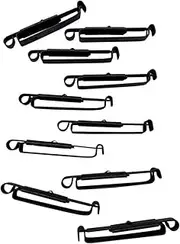 G.I. Alice Keeper Clip/belt Slides (10 Pack), Olive Drab