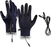 [TONSTE] HygoSport Rechargeable Heated Electric Touchscreen Gloves,HygoSport Ultimate Touchscreen Thermal Winter Gloves,Unisex Thermal Gloves,Windproof Waterproof