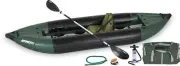 New Sea Eagle 350FXK_PSB Explorer Inflatable Pro Solo Fishing Boat Package