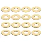100Pcs Brass Flat Washer, M5x12x0.8mm Brass Washer Assortment for Screws Bolts
