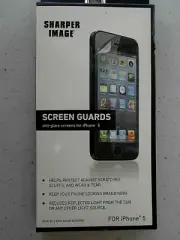 GENUINE 2 PACK Sharper Image Screen Protector Guard Shield for iPhone 5