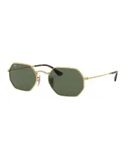 [Ray-Ban] Octagonal Gold RB3556N Sunglasses