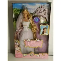 在飛比找蝦皮購物優惠-【現貨】芭比長髮公主結婚款娃娃Barbie Rapunzel