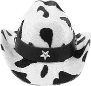 Adorable Non Woven Dog Hat for Parties Stylish Pet Cowboy Hat for Cats Dogs Comfortable Durable Design for Dress Up Photography