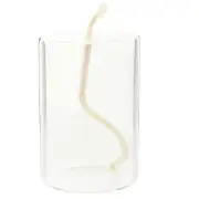 Kerosene Candle Warmer Lamp Glass Oil Vintage Desk Clear Holder
