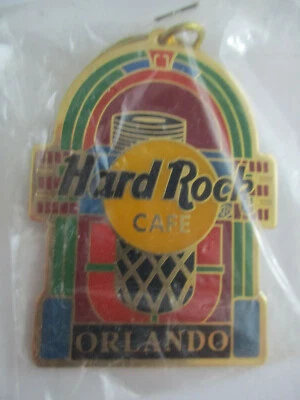 Hard Rock Cafe Orlando Wurlitzer Jukebox Keyring Keychain New in original pack