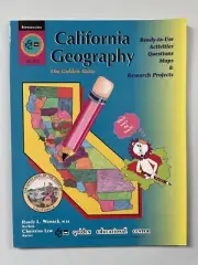 CALIFORNIA GEOGRAPHY - Grades 4-6 (Reproducible) Activites Maps WorkBook
