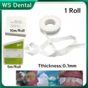 1 Roll Dental White Teflon Film Matrix Bands PTFE Raw Contoured Matrices Strips