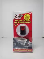 Jupiter Jack Cell Phone Car Speakerphone Converter - Never Used - 6 Adapters