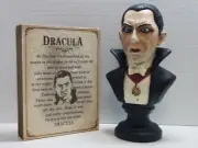Dracula Decor Lot Vampire Bust Statue Figure Bela Lugosi & Bram Stoker Tribute