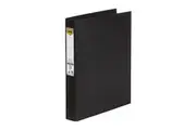 Marbig Ring Binder A4 25mm 4D Pe Black Black 5024102