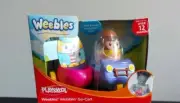 Weebles Wobblin Go-Cart Girl With Cat Playskool 2009 Figure New In Box