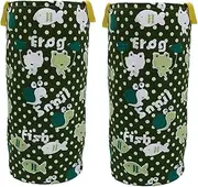 Toyvian 2pcs Jump Bag Sack Race Games for Carnival Sack Race Bags Jumping Race Supplies Outdoor for Sack Race Entertainment Jumping Bag Large Cloth Green