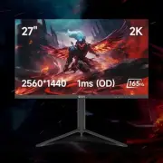 Ipason 27" 2K 165hz Gaming Monitor 2560x1440p LED