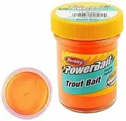 Berkley BTBFO2 PowerBait Fluorescent Orange Biodegradable Trout Dough Fishing