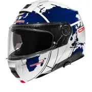 C5 Globe White Blue Modular Helmet