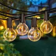 50FT LED G40 Globe String Lights, Shatterproof Outdoor Patio String Lights with