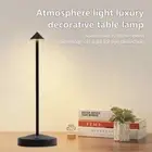 LED Table Lamp Rechargeable Touch Sensor Cordless Desk Lamp 3 Colors Bedside