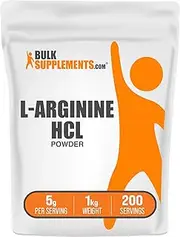 BulkSupplements L-Arginine Hcl Powder (5 Kilograms)