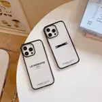 【日本直送】CASETIFY 女團LE SSERAFIM蘋果手機殼抗震防摔透明黑框IPHONE12/13/14PRO15