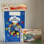 American Greetings Tomas The Tank Engine Gift Bags & Hallmark Invitatations NIP