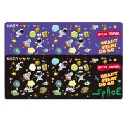 800×300×3mm Astronaut Keyboard & Mouse Pad Large Mouse Pad Keyboard Mat for Home Office