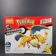 Mega Construx Pokemon Charizard Dracaufeu Glurak Building Set GWY77 NEW Sealed