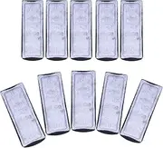 Hysgscwd 10 Pcs Fish Tank Filter Cartridge, Aquarium Filter Cotton Replacement, Wall Mounted Filter Accessories Box Carbon Supplies, Hang On Filter Cartridge, Filter Tank Cotton Core Filter Plate