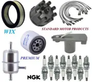 Tune Up Kit Filters Cap Wire Spark Plugs For DODGE RAMCHARGER V8 5.9L 1980-1981