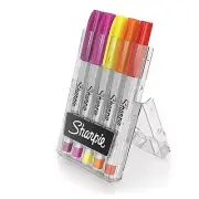 Sharpie Permanent Markers with Storage Case, Ultra Fine Point, Dynamic colors