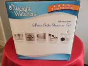 Weight Watchers 5 Piece Stainless Steel Pasta Steamer Set