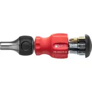 PB SWISS 1xsl, 2xph, 3xtx, Stubby Screwdriver Ra Handle Set - 6 Piece PB 8453 R-30