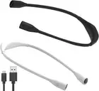 2pcs Neck Reading Light, Rechargeable LED Book Lights for Reading in Bed-Eye