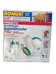 SEALED Vintage 90s Presto Salad Shooter Professional Plus Slicer Shredder 1994