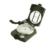 C182 High-precision Compass Multi-function Multi-scale Military Green Compass Compass Outdoor Camping Gear Equipment