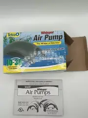Tetra Whisper Dome Shape Air Pump for Fish Tank Aquarium 10-30 Gallons Open Box