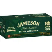 Jameson Smooth Dry Lime 375ml x30 Case