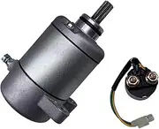 18607 Starter & Relay Solenoid Compatible with Trx350 Trx-350 TRX 350 Fourtrax Rancher 2000-2006 31200HN5671 31200-HN5-A81 31200-HN5-M01