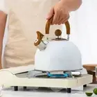 Large Capacity Whistle Kettle Heat Proof Tea Kettle Gas Induction Cooker