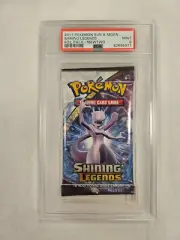 2017 Pokemon Sun & Moon Shining Legends Mewtwo Foil Pack PSA 9
