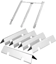 Spirit II E310 Parts 7636 Flavorizer Bars Burners for Weber Spirit Grill Parts Spirit 2 Replacement Parts GS4 Series 300 E-310 S-310 E-320 S-320 E-330 S-330 ii E-310 ii 330 Flavor Bars Burner Covers