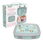 Bentgo Kids Lunch Box With Compartment Bento-Style Leak-Proof Puppies