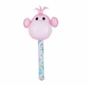 36" Pink Monkey Lollipop Inflatable - Baby Inflate Blow Up Toy Party Decoration