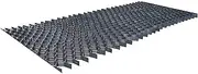 Ground Grid, 2" Depth Permeable Paver System, High-Strength Ground Grid Retainer for Garden Landscape, Walkway Pathways Driveway(5x9m/16x29.5ft)