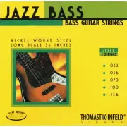 Thomastik Infeld JF345 Nickel Flat Wound 5-String Jazz Bass Strings 43-136