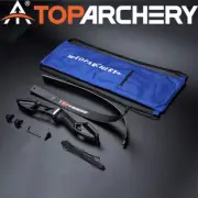 Archery 56" Archery Takedown Recurve Bow & Bow Bag &Arrows Rest Target Hunting